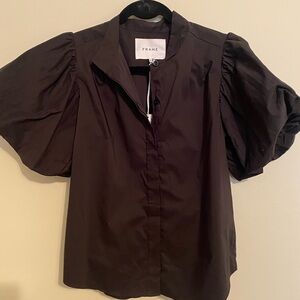 FRAME
Women's Pleated Puff Sleeve
Top